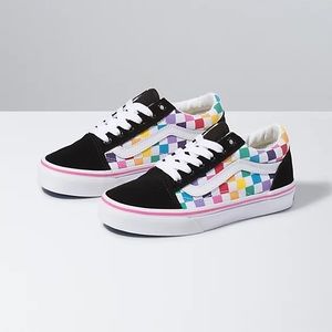 Kids Checkerboard Old Skool Vans